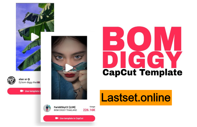 bom diggy bom bom capcut template edit and download