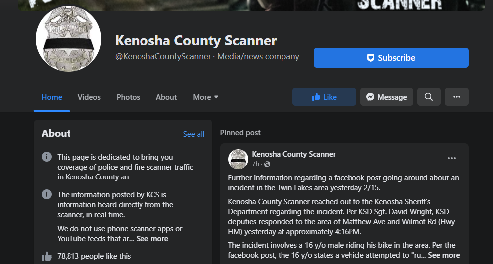 Kenosha County Scanner