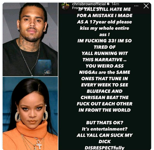 Chris Brown faces backlash after commenting on Rihanna’s Super Bowl performance and pregnancy