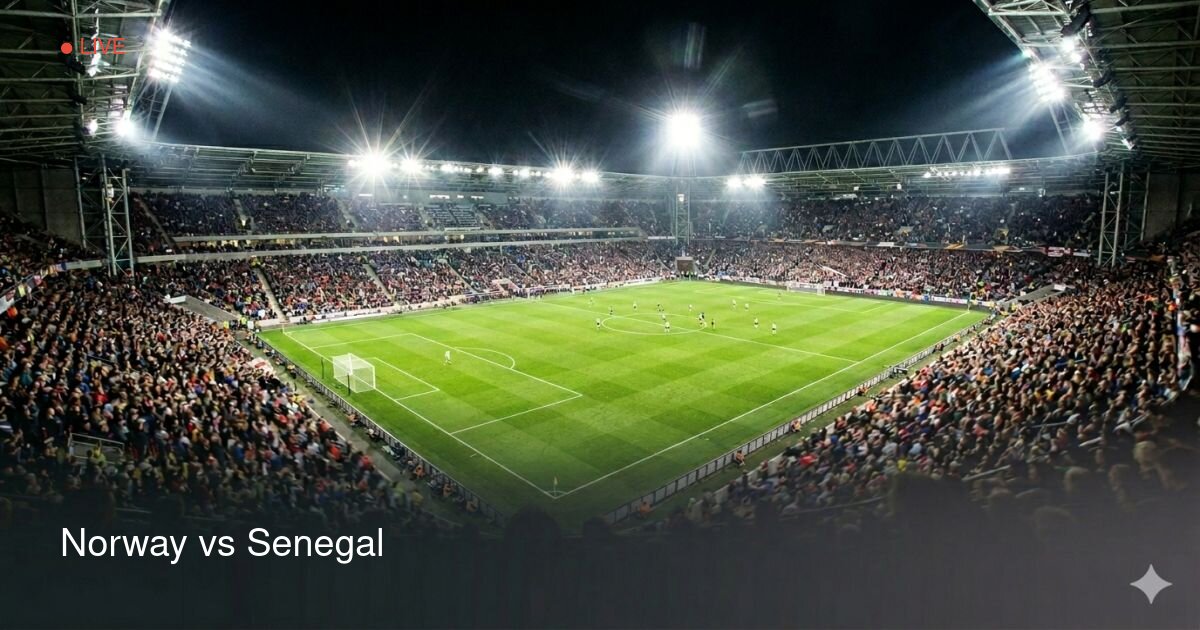 مباراة النرويج ضد السنغال بث مباشر كأس العالم 2026