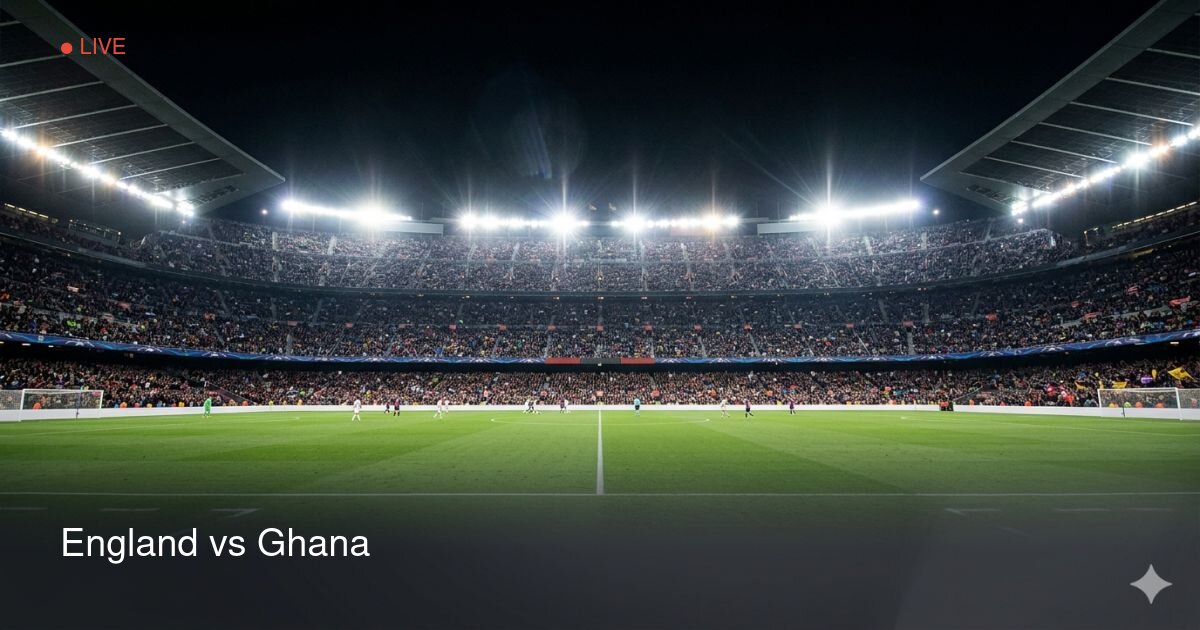 مباراة إنجلترا ضد غانا بث مباشر كأس العالم 2026