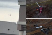 new jersey midair helicopter video